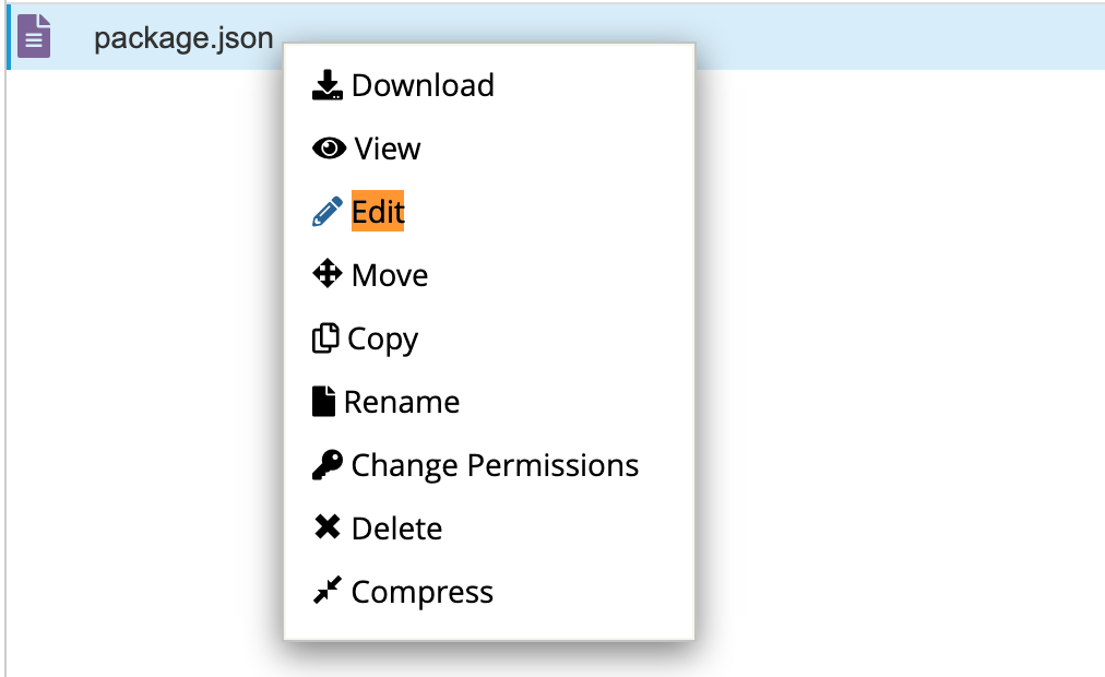Edit Json File