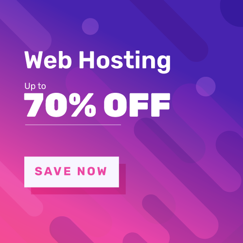 Web Hosting 70% OFF